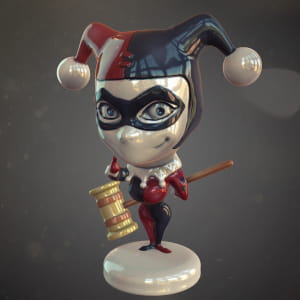Harley Quinn Chibi for 3d print