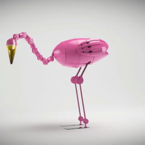 Robot flamingo