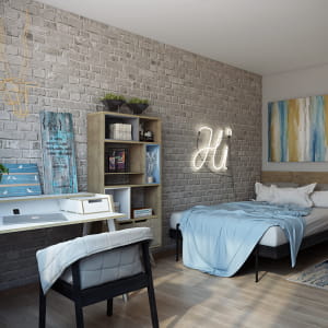 Unusual bedroom