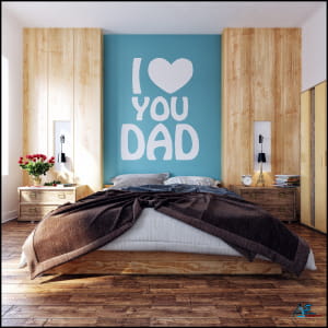 love dad bed room  by : ahmed samir