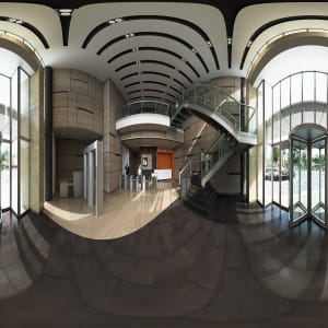 360 Lobby Image and terrace