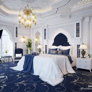 blue bedroom
