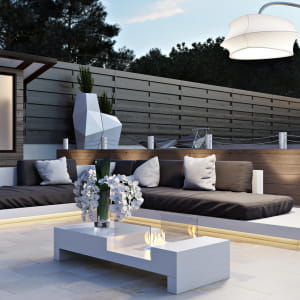 3D architectural render of exterior