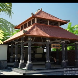 Balinese Traditional Parlement House