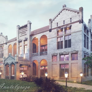 Colonial house visualization