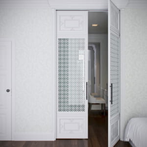 White Walk in closet
