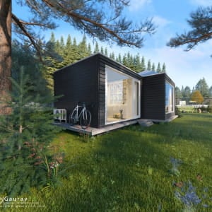 Cabin Rendering-Denmark