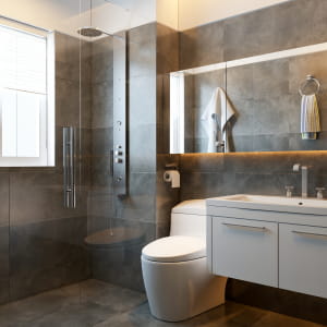 3 style bathroom