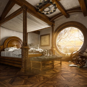 The hobbit bedroom