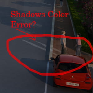 Vray shadows error