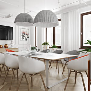 Professional 3D Rendering of Design Studio