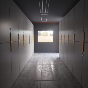 Container locker room