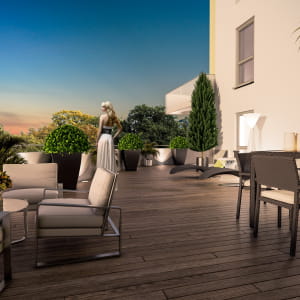 Sunset terrace mood