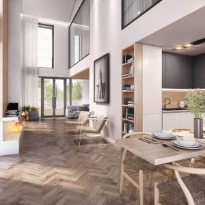 Interior in Warm Scandinavian Style