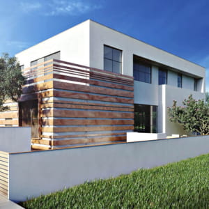 3D Rendering House Views with Terrace by ArchiCGI rendering services