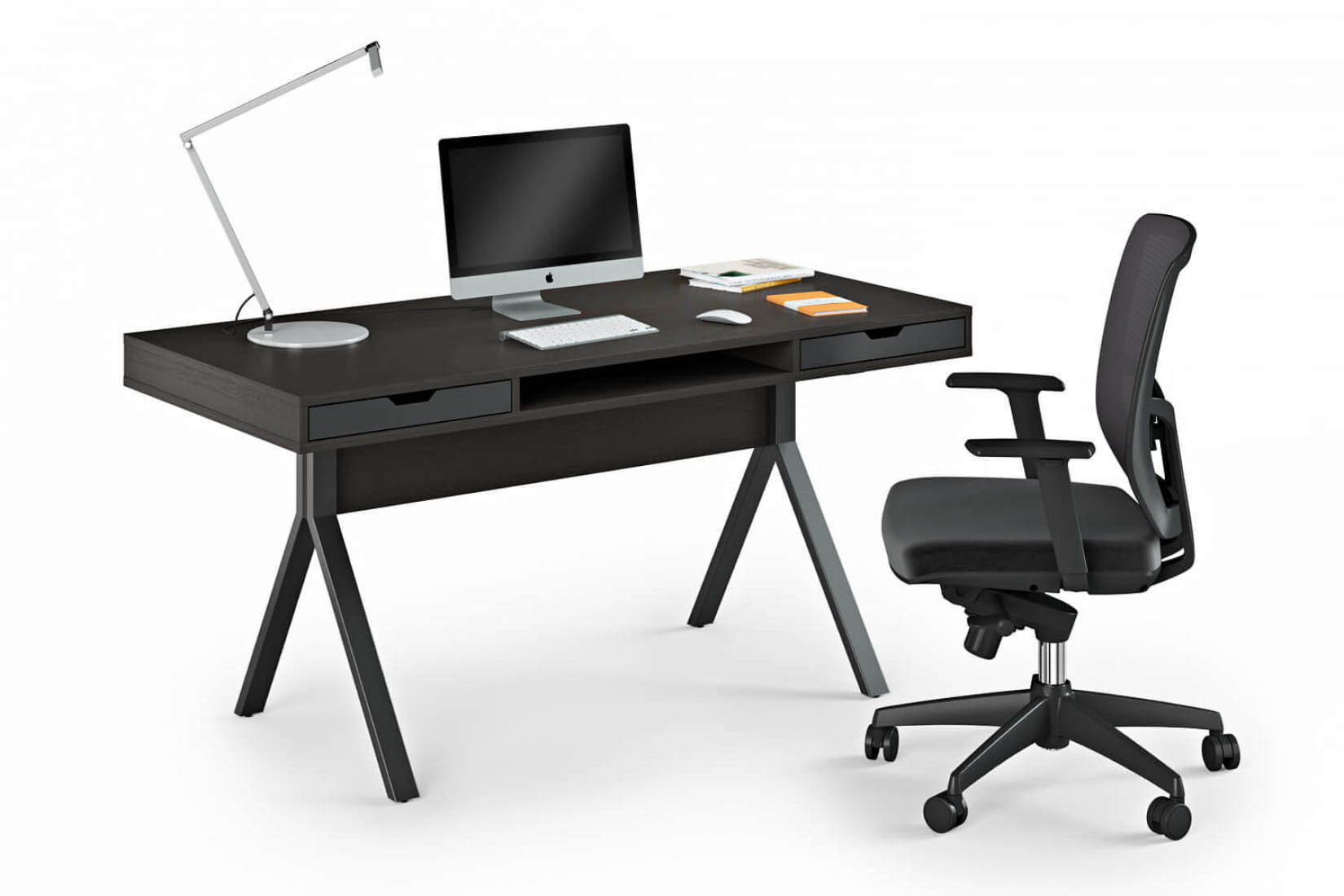 outsource-3d-modeling-services-for-a-black-office-table-and-chair-design-by-archicgi