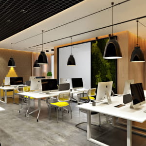 An Impactful Office Interior from ArchiCGI Architectural Visualization Portfolio