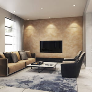 3D Visualization Studio ArchiCGI: a Modern Living Room Design Project