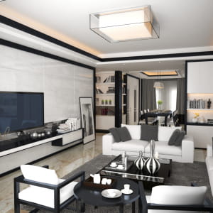 Modern Living Room Visualization