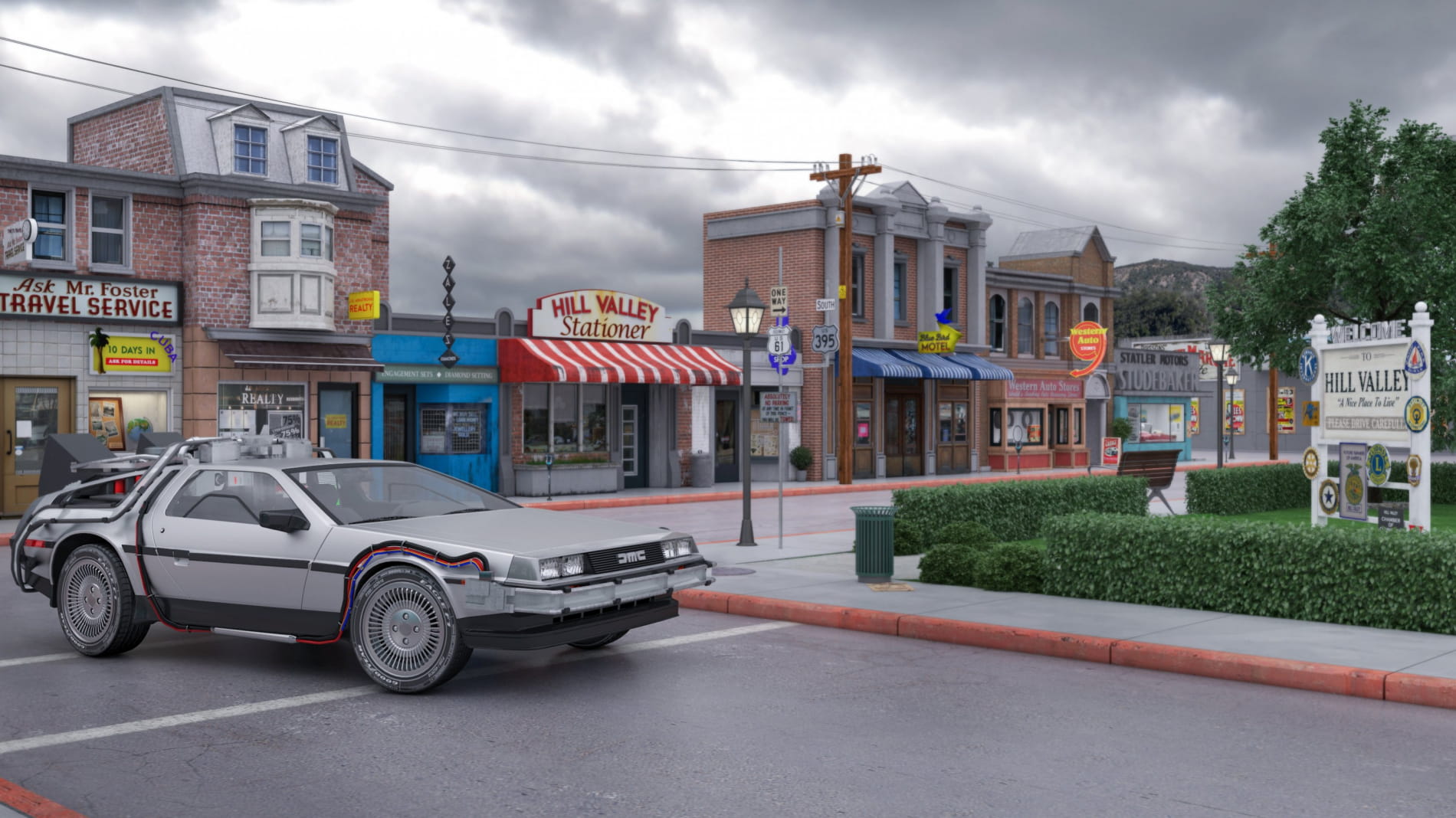 Back to the future Hill Valley 1955 Project Evermotion