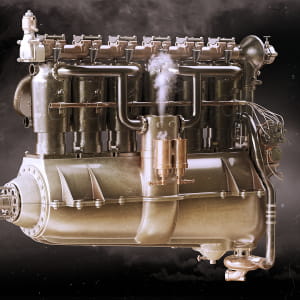Mercedes DIII Airplane Engine