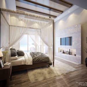 Master bedroom in North Cost