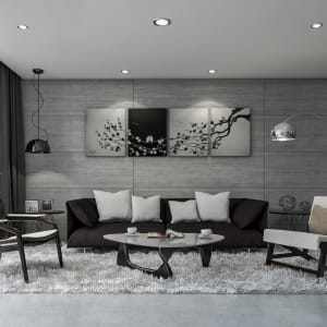 Concrete living Room