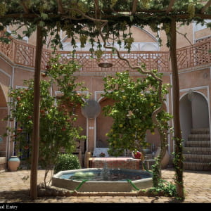 Secret garden in Yazd