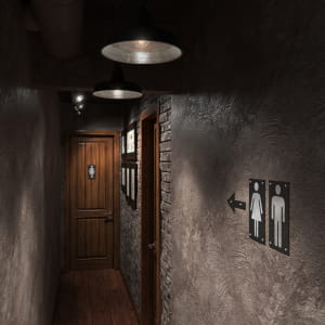 Hallway with WC in the &quot;PUB17&quot; | design &amp; 3d-visualization