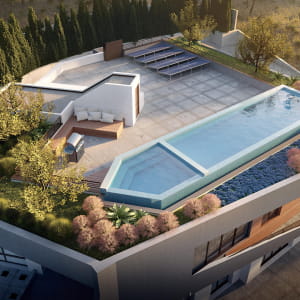 3D Exterior Architectural Rendering for a Dazzling House Design by ArchiCGI