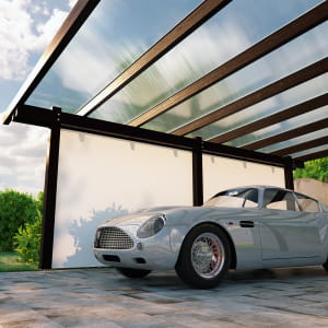 Aston Martin under a mwpc roof