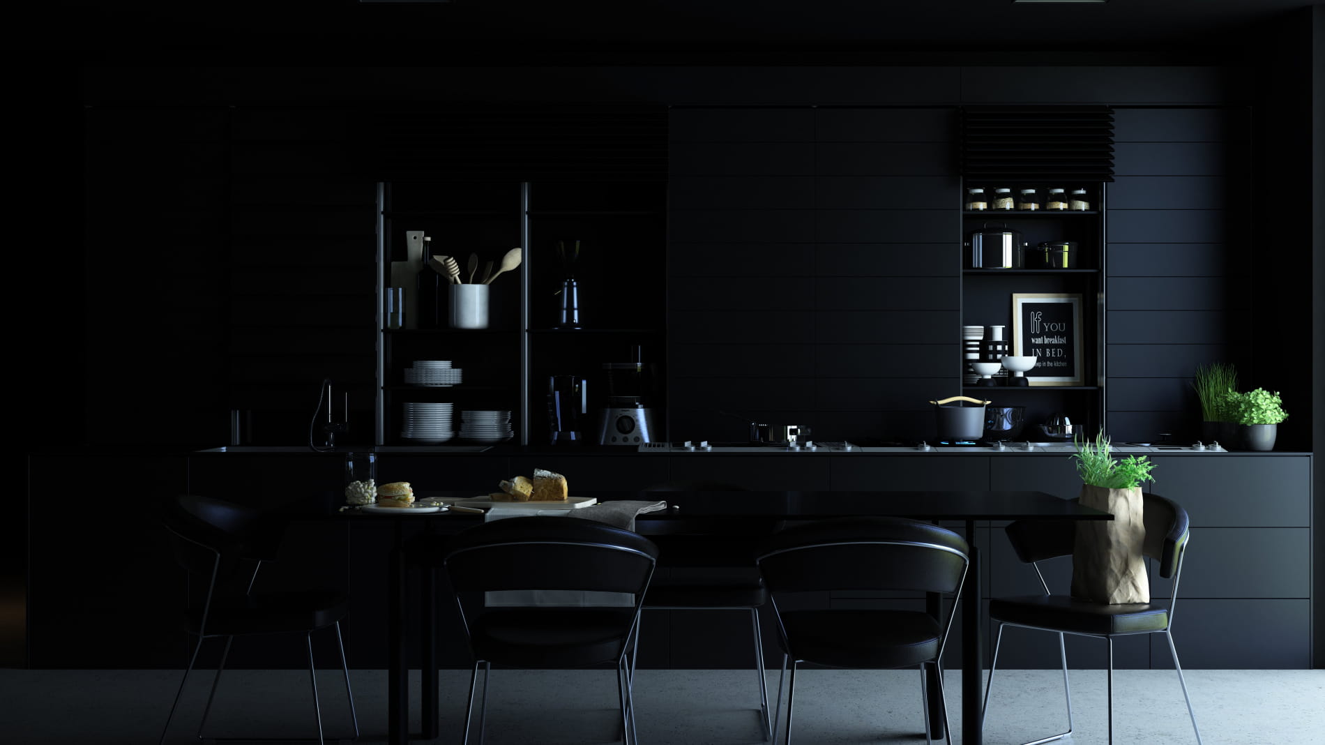 black-kitchen