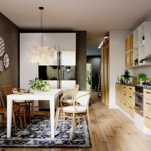 Scandinavian Interior Design-Apartment with Eclectic Style