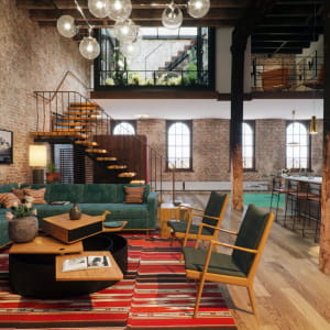 Tribeca Loft by Andrew Franz, photo based 3D recreation