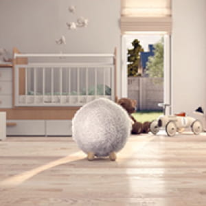 Ball Pouf animation - Full CGI