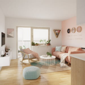 Apartment Interior Design-Scandinavian Style