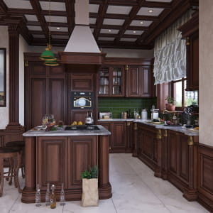 Kitchen in a classic style.