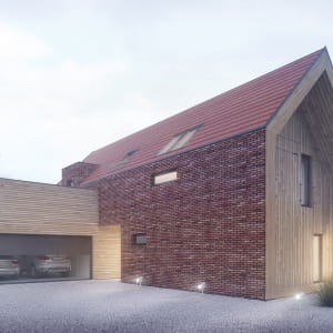 Barn type house visualizations