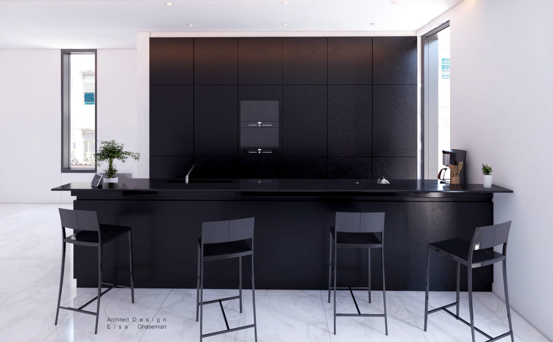 black-kitchen-architecture