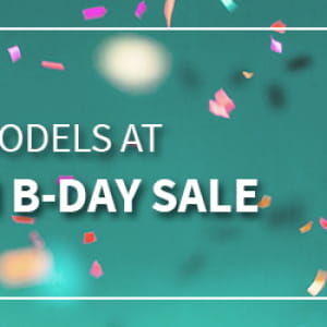 Massive discounts of up to 50% on 3D models only at CGTrader’s birthday sale