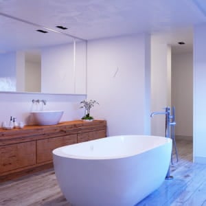 White bath