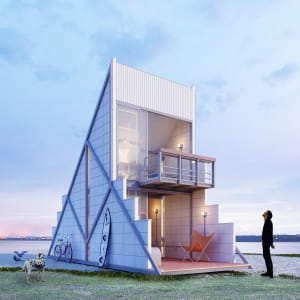 A Triangular Holidays House