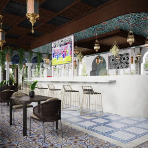 Renovation of moroccan restaurant in cairo