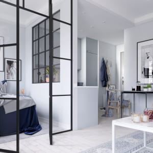 A Tiny 400 Square Feet Stockholm Apartment!