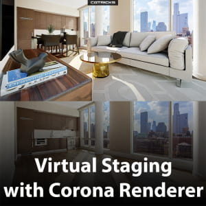 Virtual Staging With Corona Renderer | 5 Steps – Tips &amp; Tricks
