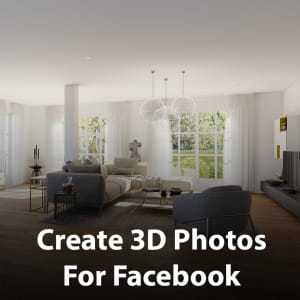 How To Create 3D Photos For Facebook With 3dsMax Render