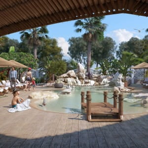 Elevation анд Landscape design of an apart hotel in Sunny Beach - Bulgaria