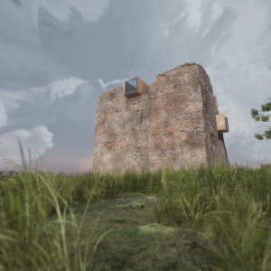 Kalo Tower Created in Unreal Engine using Dynamic realtime lighting.