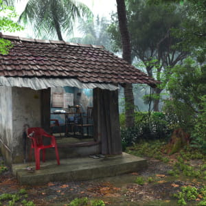 A Rainy Day in Kerala