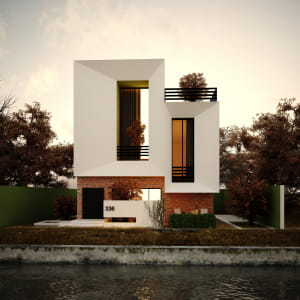 here is a house for combining modernity and culture.